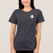 Ghosts houden van wijn Tri-Blend shirt (Voorkant)