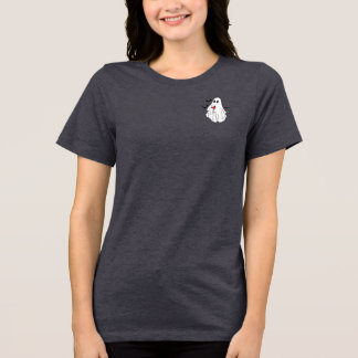 Ghosts houden van wijn Tri-Blend shirt