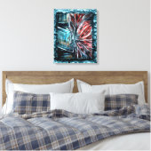 Ghosts in de kast canvas afdruk (Insitu (Slaapkamer))