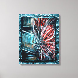 Ghosts in de kast canvas afdruk