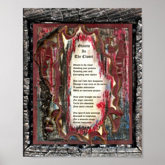 Ghosts in de kast poster (Voorkant)