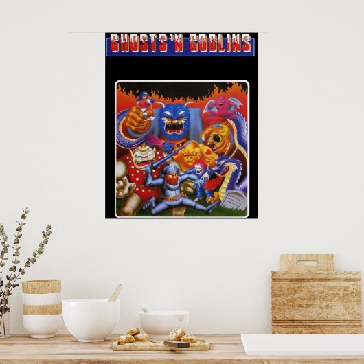 Ghosts in Goblins Poster (Keuken)