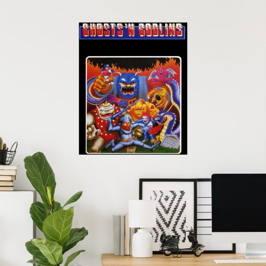 Ghosts in Goblins Poster (Thuiskantoor)