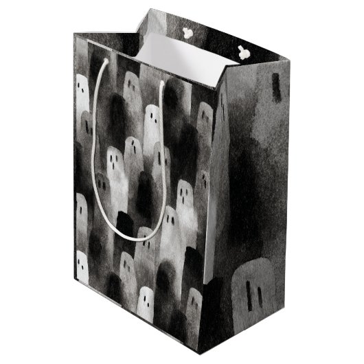 Ghosts Medium Cadeauzakje (Achterkant Gekanteld)