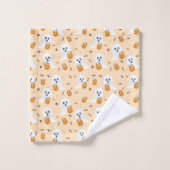 Ghosts of het behandelen van pompoenpompelpatroon bad handdoek (Wasdoekje)