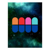 Ghosts of the Cosmos - colourful Perfect Poster (Voorkant)