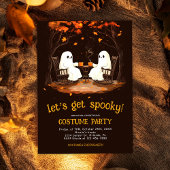 Ghosts Oktober Spooky Halloween Party Kaart