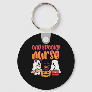 Ghosts One Spooky Nurse Halloween Nurse Herfst Scr Sleutelhanger