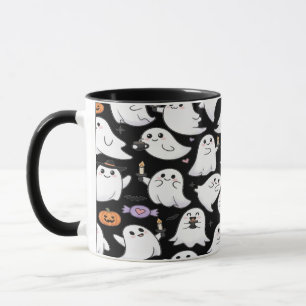 Ghosts Overal Spooky Fun Halloween Mok