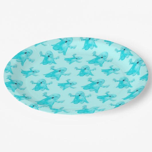 Ghosts Papieren Bordje (Gekanteld)