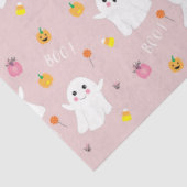 Ghosts Patroon Roze Tissue Paper Tissuepapier (Detail)