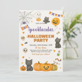 Ghosts, Pumpkins & Costume Bash Kaart (Staand voorkant)