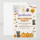 Ghosts, Pumpkins & Costume Bash Kaart (Voorkant / Achterkant)