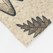  Ghosts & Pumpkins Halloween Pattern (2) Fleece Deken (Hoek)