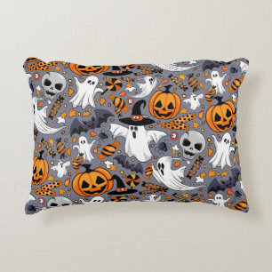 Ghosts Spooky en griezelige Schattigee Monsters Accent Kussen
