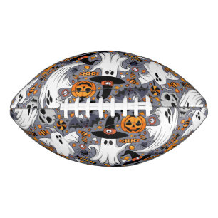 Ghosts Spooky en griezelige Schattigee Monsters American Football