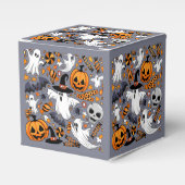 Ghosts Spooky en griezelige Schattigee Monsters Bedankdoosjes (Voorkant Zijde)