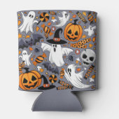 Ghosts Spooky en griezelige Schattigee Monsters Blikjeskoeler (Achterkant)