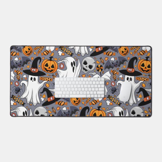 Ghosts Spooky en griezelige Schattigee Monsters Bureaumat (Keyboard & Muis)