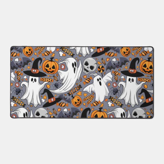 Ghosts Spooky en griezelige Schattigee Monsters Bureaumat (Voorkant)