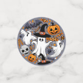 Ghosts Spooky en griezelige Schattigee Monsters Confetti (Kleine voorkant)