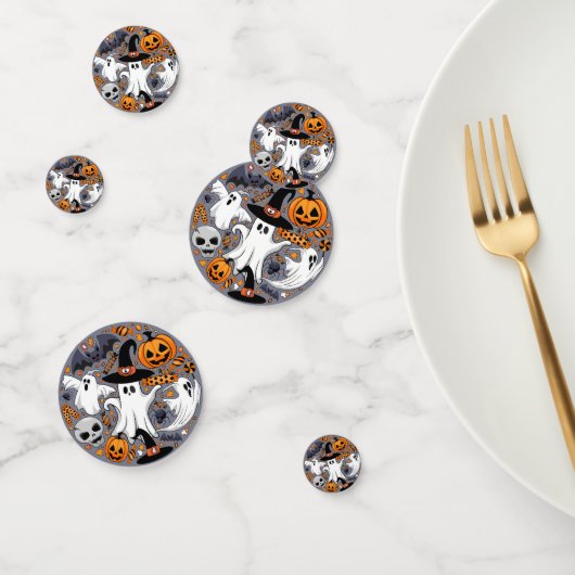 Ghosts Spooky en griezelige Schattigee Monsters Confetti (Groep)