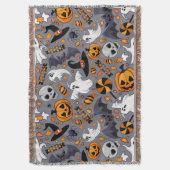 Ghosts Spooky en griezelige Schattigee Monsters Deken (Voorkant Verticaal)