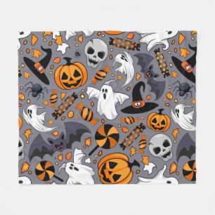 Ghosts Spooky en griezelige Schattigee Monsters Fleece Deken