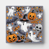 Ghosts Spooky en griezelige Schattigee Monsters Fotoplaat (Voorkant)