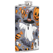 Ghosts Spooky en griezelige Schattigee Monsters Heupfles (Rechts)