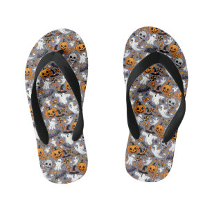 Ghosts Spooky en griezelige Schattigee Monsters Kinder Teenslippers