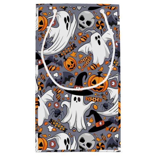 Ghosts Spooky en griezelige Schattigee Monsters Klein Cadeauzakje (Achterkant)