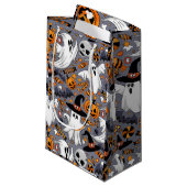 Ghosts Spooky en griezelige Schattigee Monsters Klein Cadeauzakje (Voorkant Gekanteld)