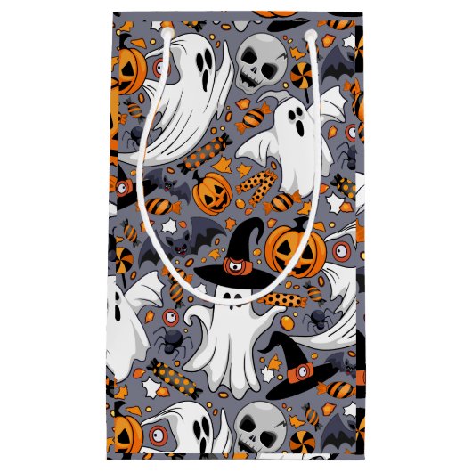 Ghosts Spooky en griezelige Schattigee Monsters Klein Cadeauzakje (Voorkant)