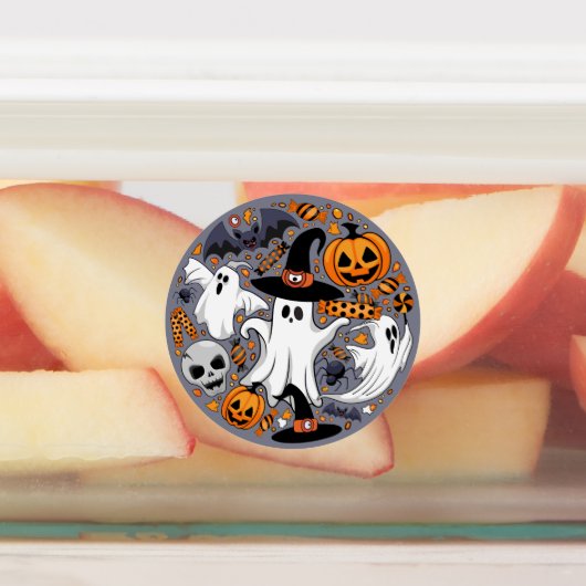 Ghosts Spooky en griezelige Schattigee Monsters Labels (Aangebracht)
