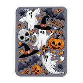 Ghosts Spooky en griezelige Schattigee Monsters Magneet (Verticaal)