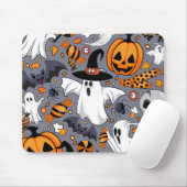 Ghosts Spooky en griezelige Schattigee Monsters Muismat (Met muis)