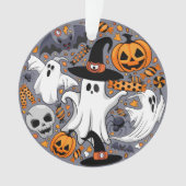 Ghosts Spooky en griezelige Schattigee Monsters Ornament (voorkant)