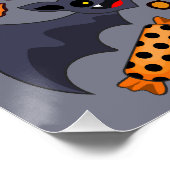 Ghosts Spooky en griezelige Schattigee Monsters Perfect Poster (Hoek)