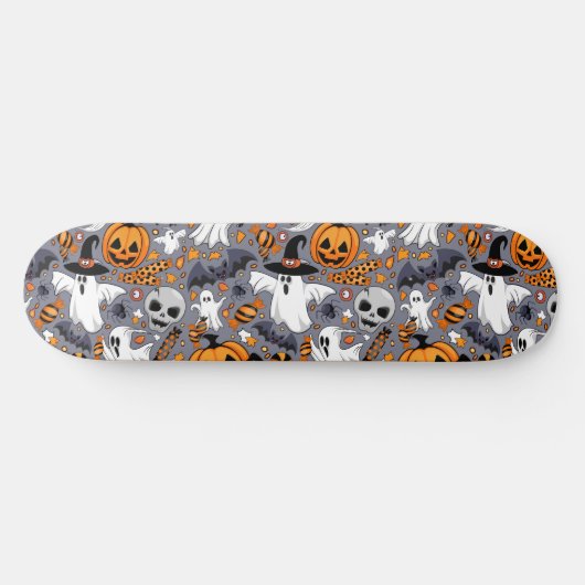 Ghosts Spooky en griezelige Schattigee Monsters Persoonlijk Skateboard (Horizontaal)