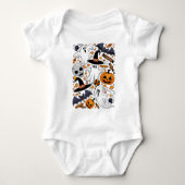 Ghosts Spooky en griezelige Schattigee Monsters Romper (Voorkant)