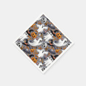 Ghosts Spooky en griezelige Schattigee Monsters Servet (Hoek)