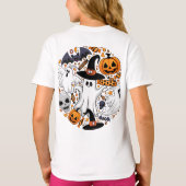Ghosts Spooky en griezelige Schattigee Monsters T-shirt (Achterkant)