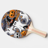 Ghosts Spooky en griezelige Schattigee Monsters Tafeltennisbatje (Zijkant)