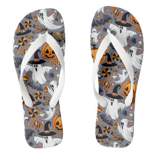 Ghosts Spooky en griezelige Schattigee Monsters Teenslippers