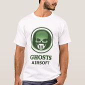 Ghosts T-shirt - Wit (Voorkant)