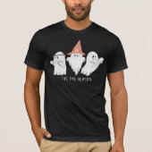 Ghosts Tis Het Seizoen Herfst Halloween T-shirt (Voorkant)