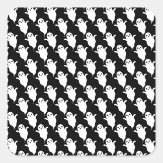 Ghosts Vierkante Sticker