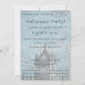 Ghosts vliegen rond een kerktoren Halloween Kaart (Achterkant)