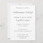 Ghosts vliegen rond een kerktoren Halloween Kaart (Achterkant)